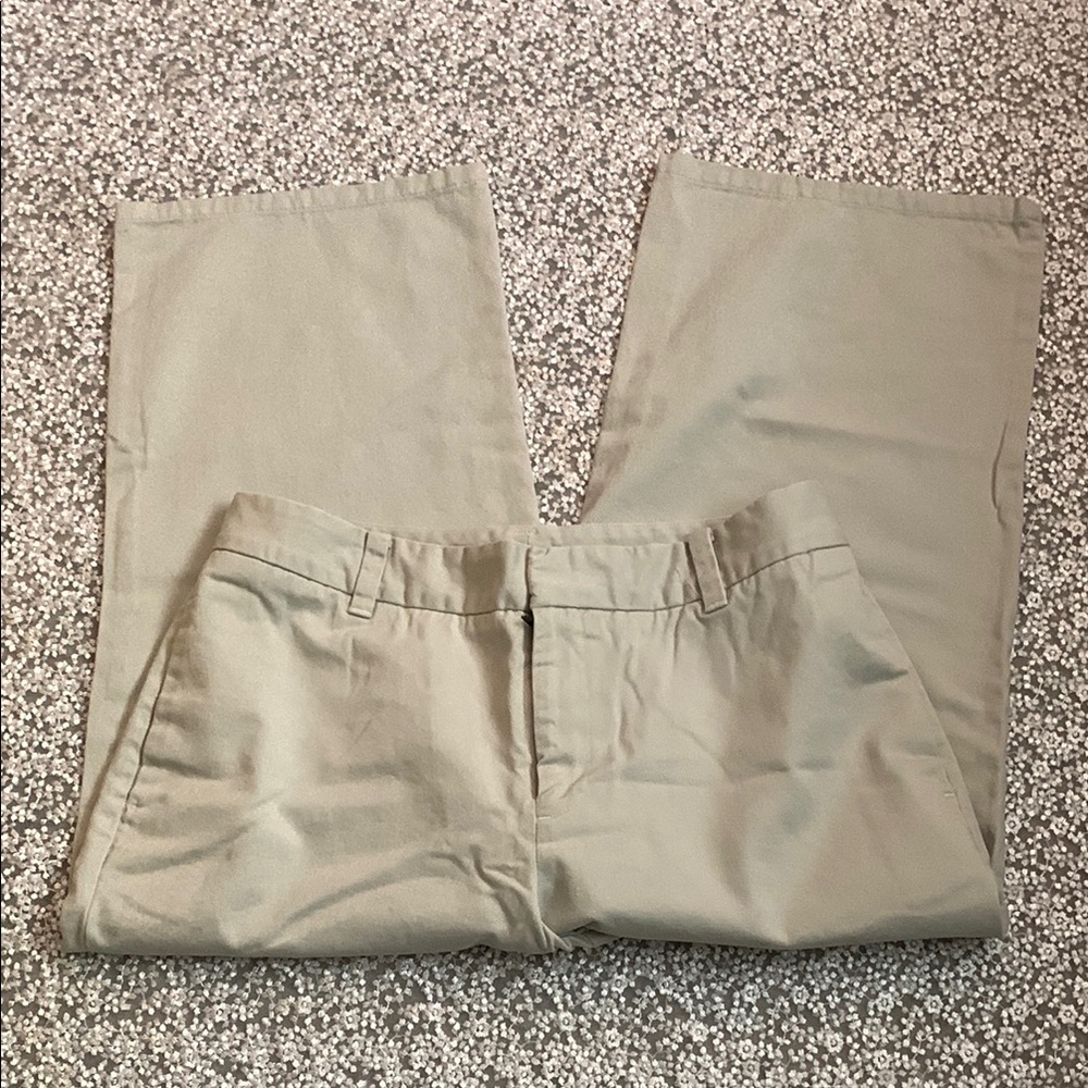 GAP Tan Capri Relaxed Fit Cotton Blend